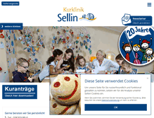 Tablet Screenshot of klinik-sellin.de
